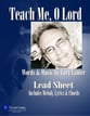  TEACH ME, O LORD, Lead Sheet (Includes Melody, Lyrics & Chords) Vocal Solo & Collections sheet music cover